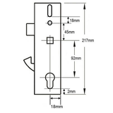 Yale YS170 Genuine Gearbox - Lift Lever or Split Spindle - Doormaster