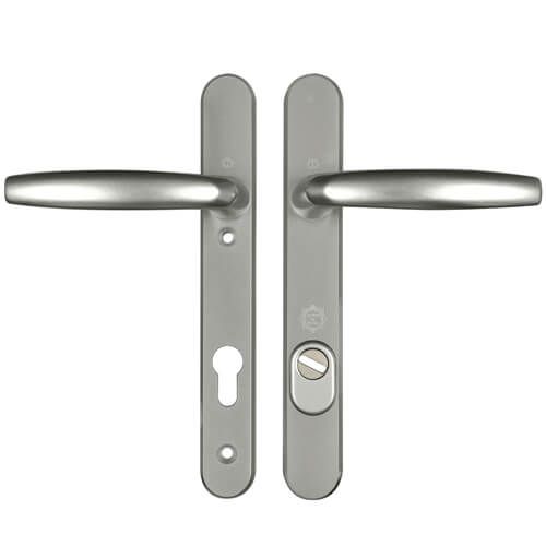 Door Handle 11 for 92mm Centres Mila/Hoppe security Sprung L/L