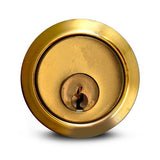 Night Latch Cylinder Only Brass or Silver /Screw in Cylinder