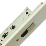 Fullex Crimebeater Latch Deadbolt 2 Hooks Flat 44mm White Faceplate Double Spindle